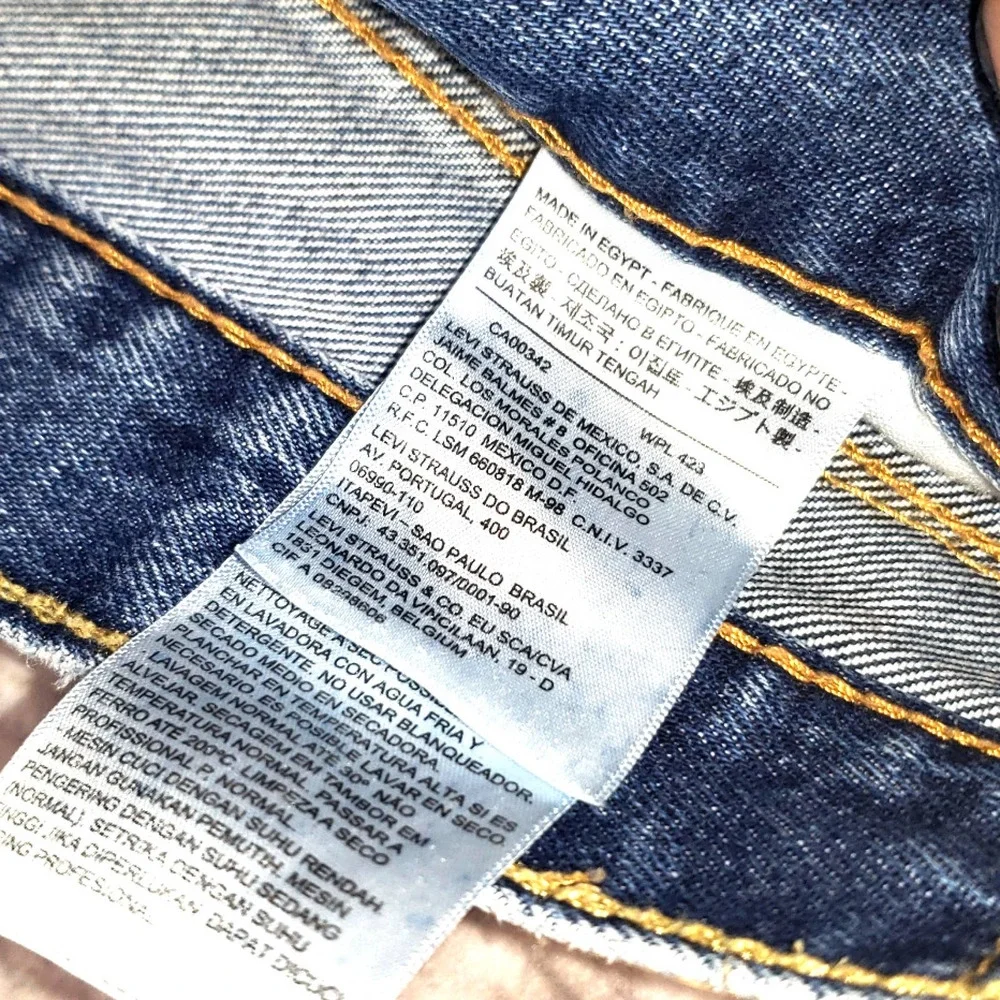 Levi's 505 Men's Jeans 33x30 Regular Straight Distressed Grunge 100% Cotton